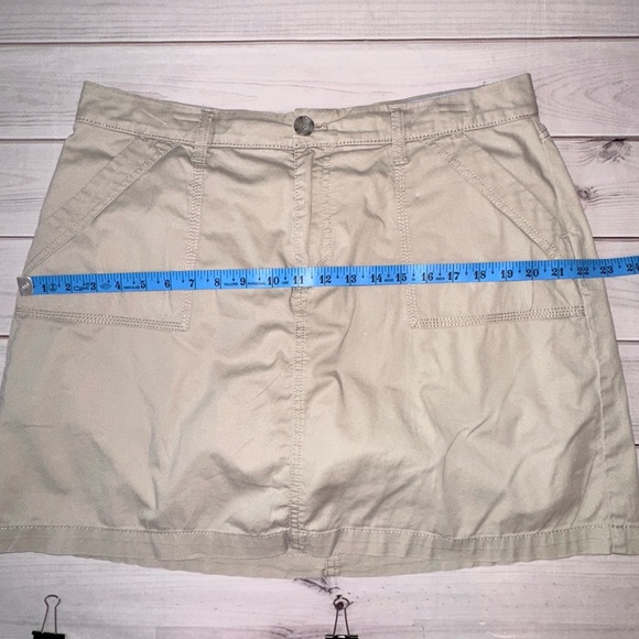 Croft & Barrow Effortless Stretch Khaki Skort | Size 12 Office Summer Pickleball - Picture 5 of 7
